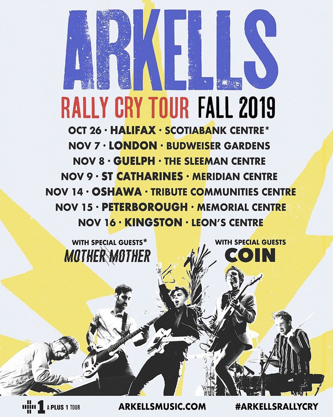 Arkells Announce New Shows In London Guelph And St Catharines As Part